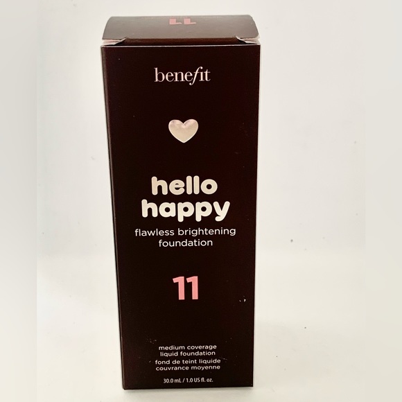 Benefit Hello Happy Flawless Brightening Foundation 30mL Shade 11 - Picture 4 of 9